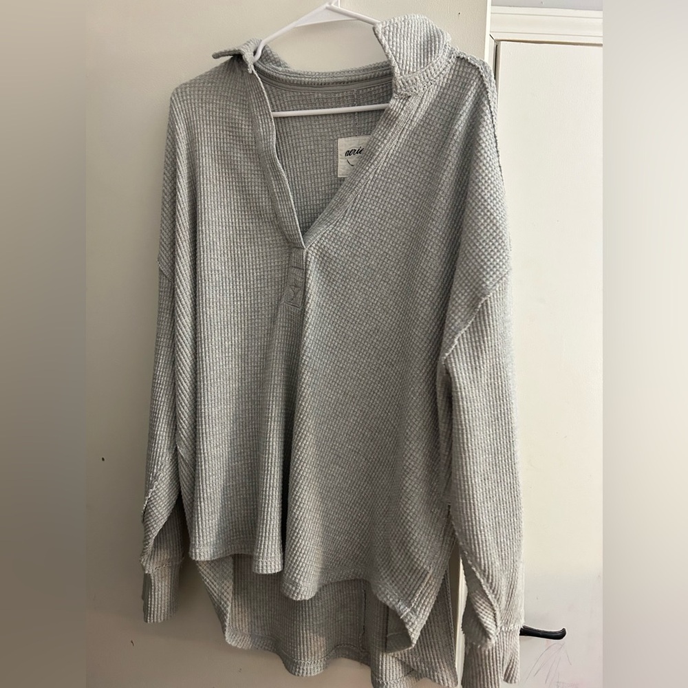 Aerie lumberjane sweater Gray XL
